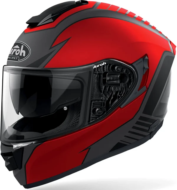 Airoh St 501 Type Helmet, Red, Size XL
