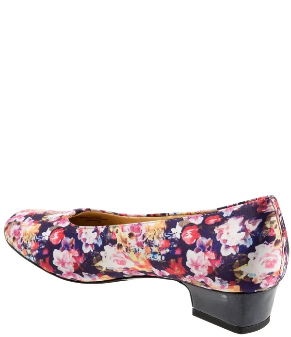 Trotters Doris Pumps, Women's, Wash Floral, Size: 9.5