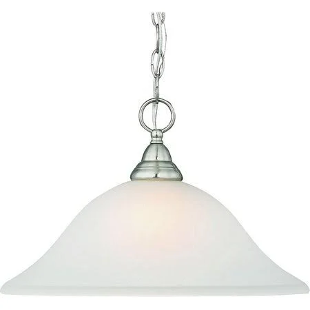 Boston Harbor Lyb130928-1dp-bn Light Pendent 1Lt Alabaster/Bn - Size: One Size
