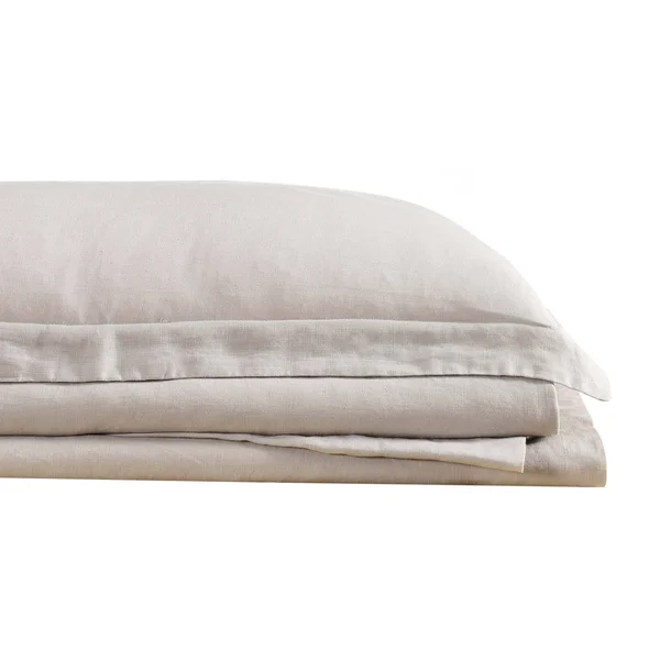 Brooklyn Loom Flax Linen California King Sheet Set - Dusty Rose