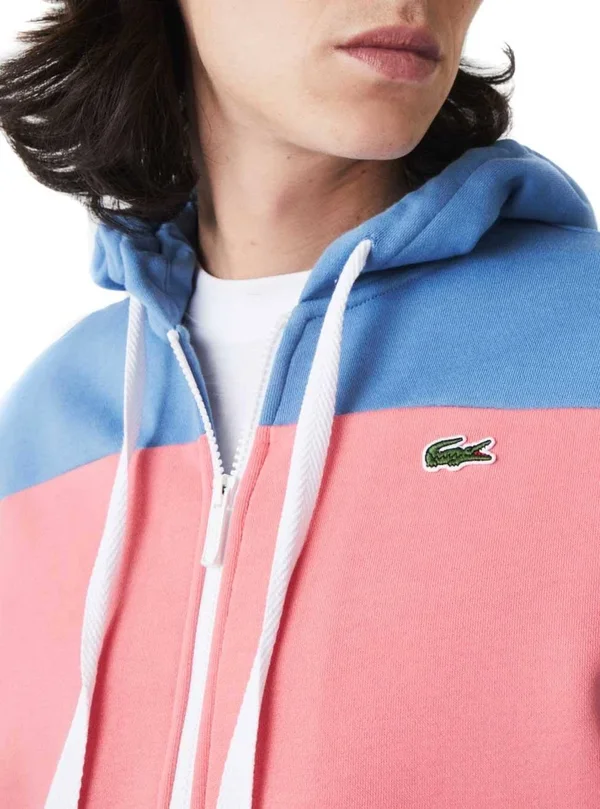 Jacket Lacoste Color Block Blue for Man - 4