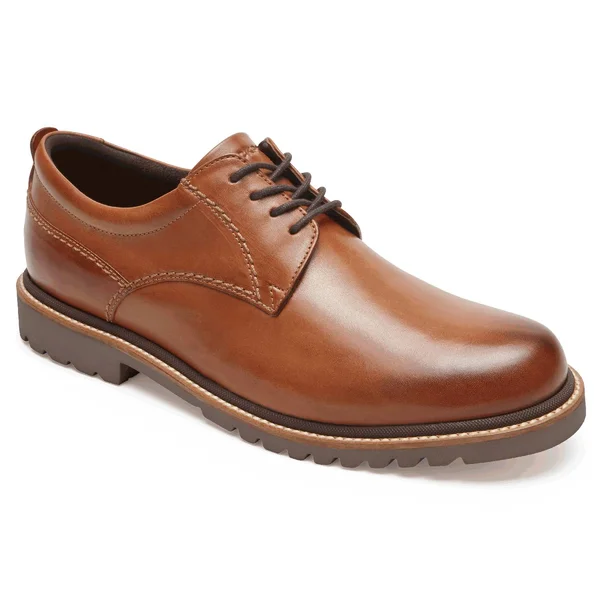 Rockport Men's Marshall Plain Toe Oxford, Size: 11.5, Brown