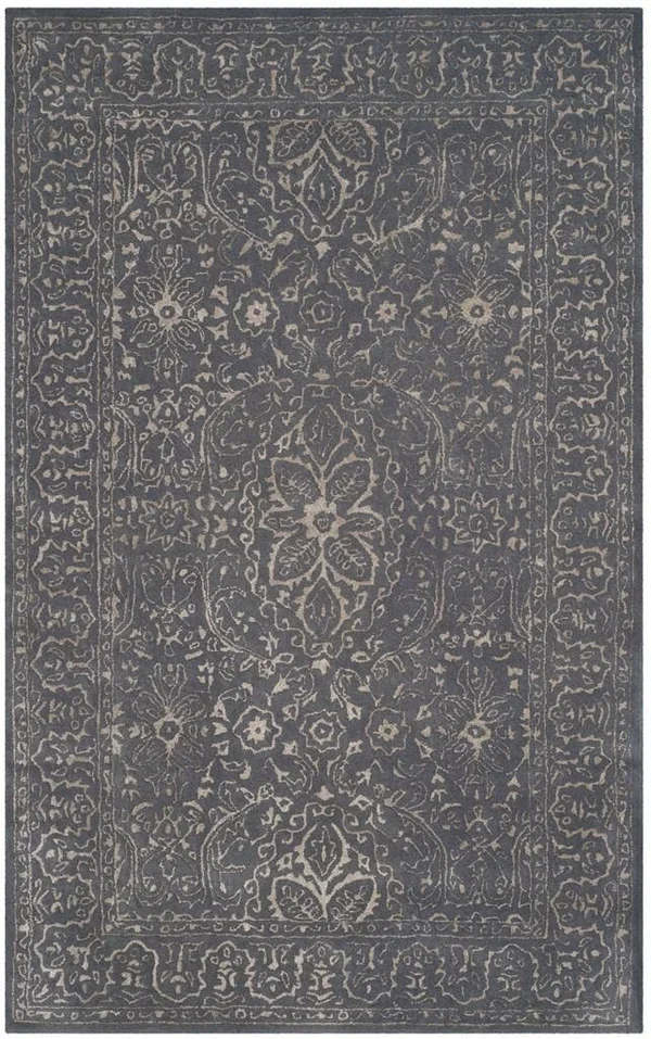 Safavieh Glamour GLM516B Steel - Blue 6& x 9& Area Rug
