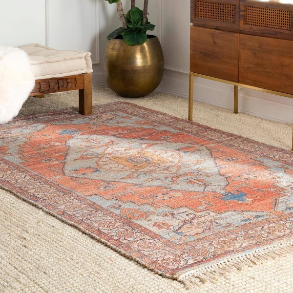 nuLOOM Flatweave Denisha Area Rug - Size: 5& x 8&
