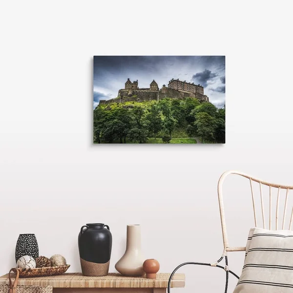 Edinburgh Castle; Edinburgh, Lothian, Scotland, Canvas Wall Art, 30x20, Great Big Canvas