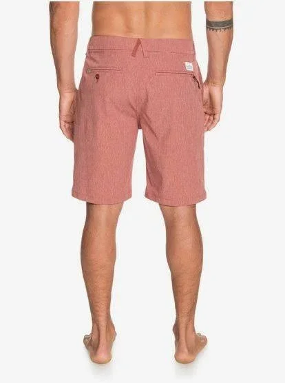 Quiksilver Union Heather Amphibian Hybrid Shorts - Henna - 32