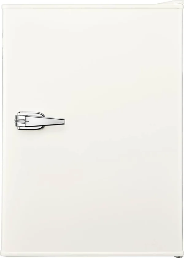 Insignia - 2.5 Cu. ft. Retro Mini Fridge - Cream