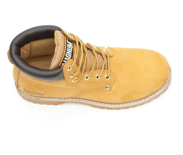 Men's Magnum Gritstone Mid Steel Toe Work Boots in Wheat Size 11.5 Wide