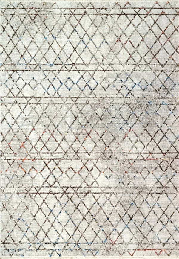 Dynamic Rugs Alea 1804-899 Taupe Multi Area Rug Runner 2&0x22 x 7&5x22
