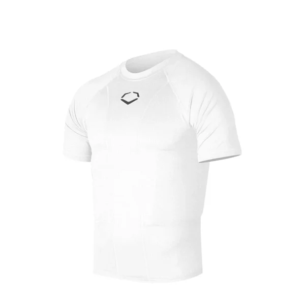 EvoShield Adult Performance Football Rib Shirt Only - 2X, White
