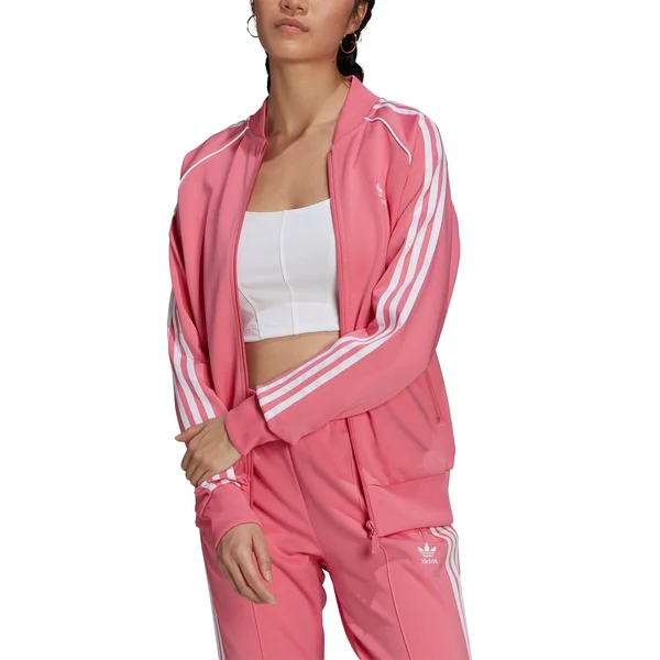 Adidas Originals Women's Superstar Track Jacket Primeblue - Rose Tone