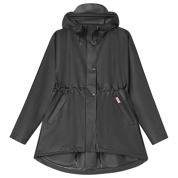 Hunter Original Vinyl Smock Ladies Waterproof Jacket - Black