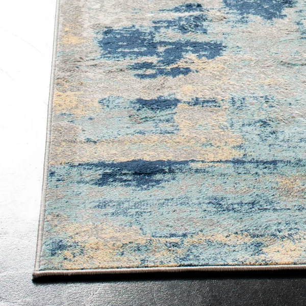 Safavieh Jasper Maleah Modern Abstract Rug (2& x 12& Runner - Grey/Gold)