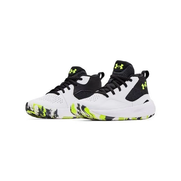 Under Armour PS Lockdown 5 - 11 Toddler White Basketball Medium