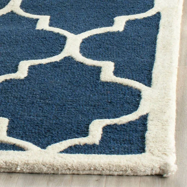 Safavieh Cambridge Navy & Ivory 4& x 4& Round Rug
