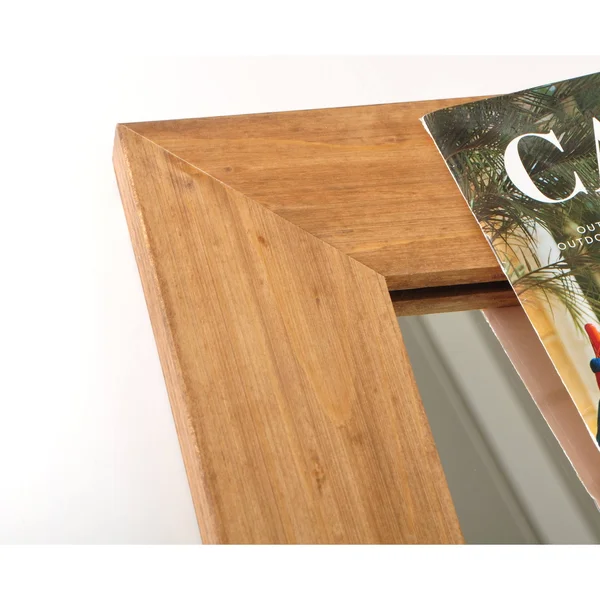 Natural Wooden Mirror - 31 x 59