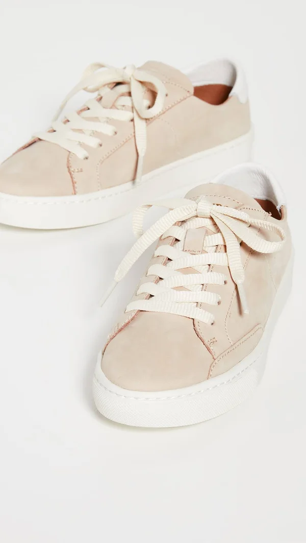 Soludos Ibiza Leather Sneaker - Bisque, 10