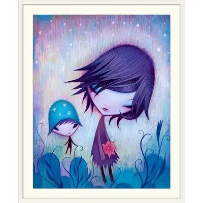 &Happy I Met You& Jeremiah Ketner Graphic Art Print Great Big Canvas Format: White Frame, Size: 32x22 H x 27x22 W x 1x22 D