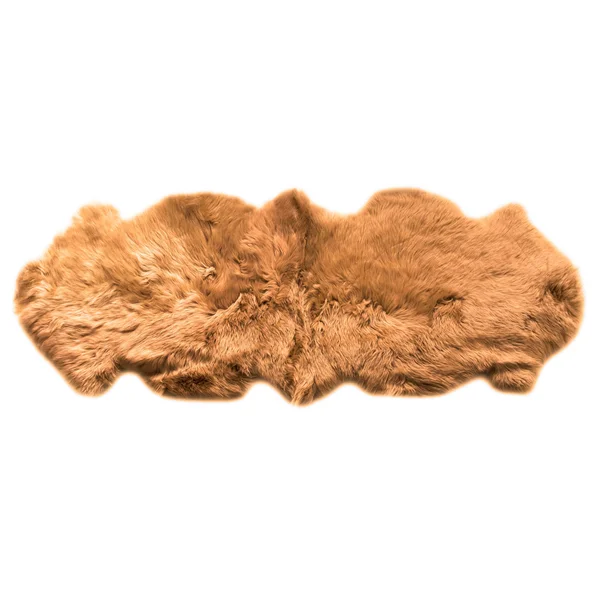 Silver Orchid Nansen Genuine Soft Australian Sheepskin Rug - 2& x 6& Runner - Honey Brown