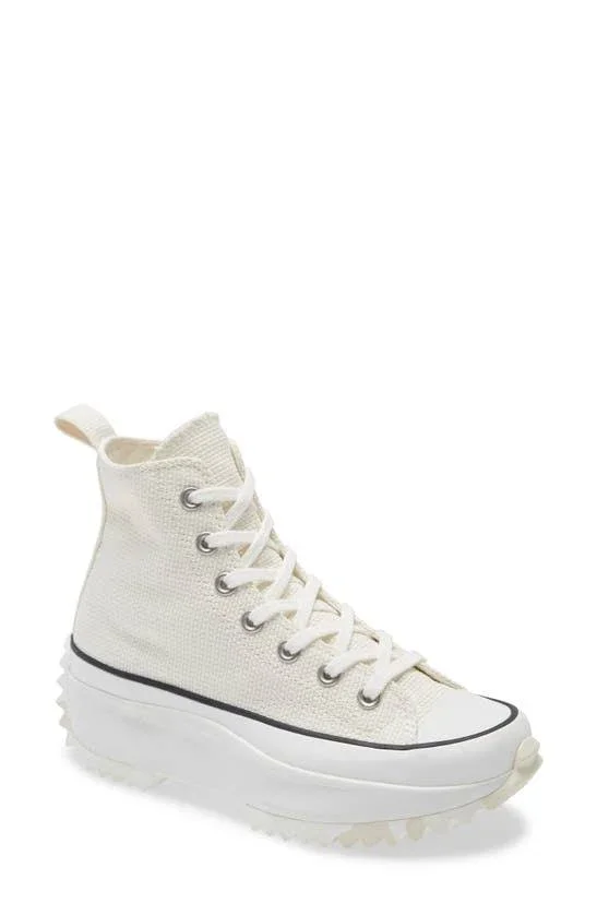 Converse Chuck Taylor All Star Run Star Hike High Top Platform Sneaker Egret/ White/ Multi