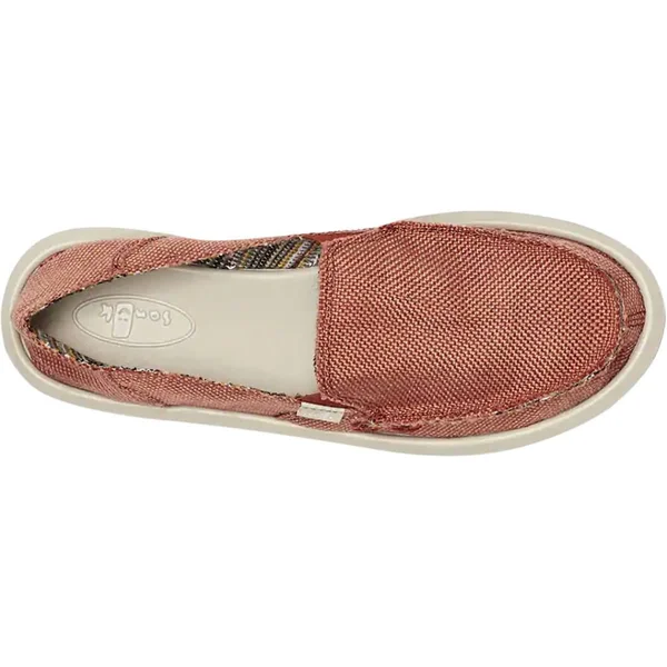 Sanuk Donna Hemp Women's Shoes - 8, Auburn