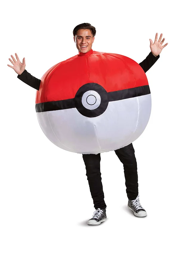 Disguise Poke Ball Inflatable Adult Costume