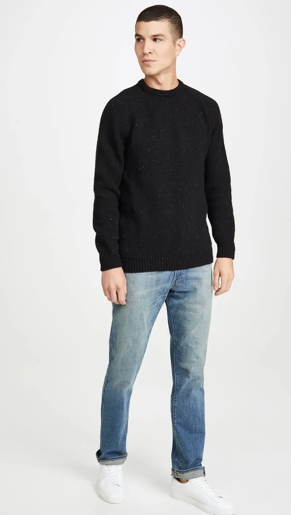 Carhartt WIP Anglistic Sweater I010977 Black Heather