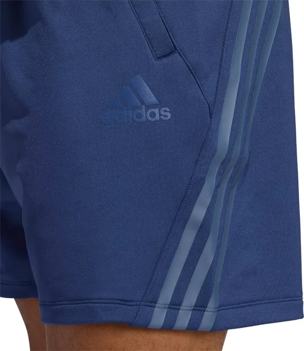 Adidas AEROREADY 3S Cold Weather Knit Shorts Blue - L