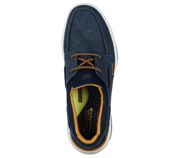 Skechers Men's Bellinger - Garmo Boat Shoes - Navy, 10.5