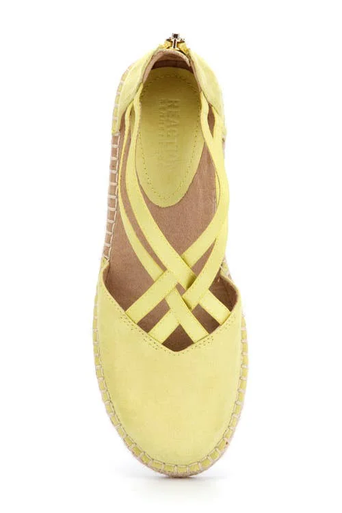Kenneth Cole Reaction Clo Elastic Wedge 6.5 Women's Lemon