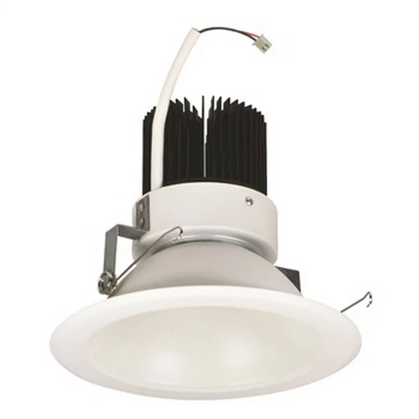 Nora Lighting NRM-611L1235HZW 6 in. Marquise Reflector 1250lm 3500K Haze with White Flange