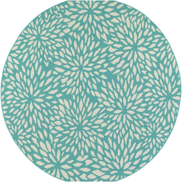 Oriental Weavers Meridian 1506L 6&7x22 x 9&6x22 Blue Area Rug