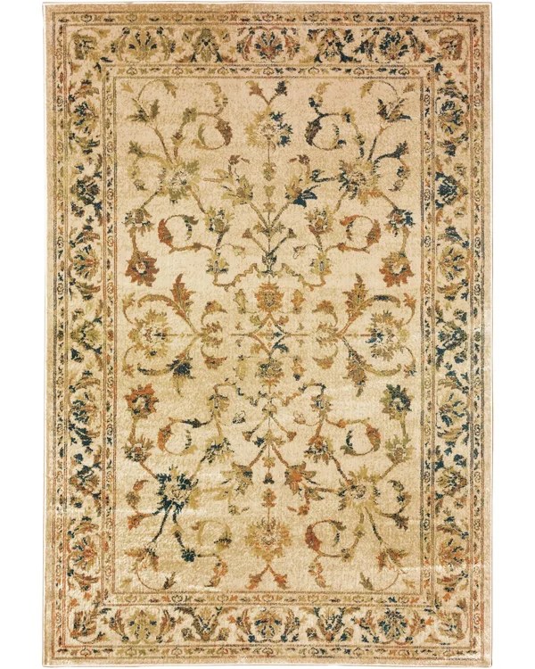 Oriental Weavers Juliette 1331V 5&3x22 x 7&3x22 Beige Area Rug