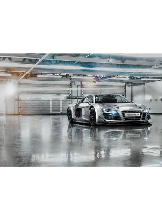 Audi R8 Le Mans 8 Panel Wall Mural by Brewster Wallpaper