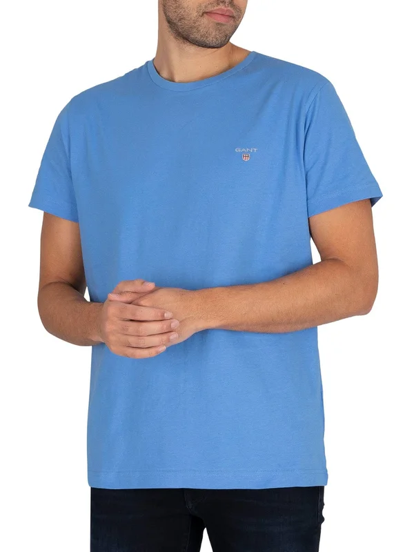 Gant Original T Shirt Blue
