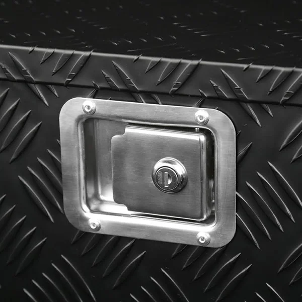 Spec-D - 49x15x15x22 Heavy Duty Black Aluminium Tool Box