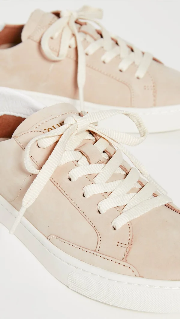 Soludos Ibiza Leather Sneaker - Bisque, 10