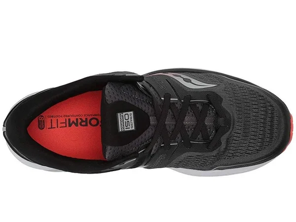 Men's Saucony Guide ISO 2 Wide - Black/Grey - (Size 9)