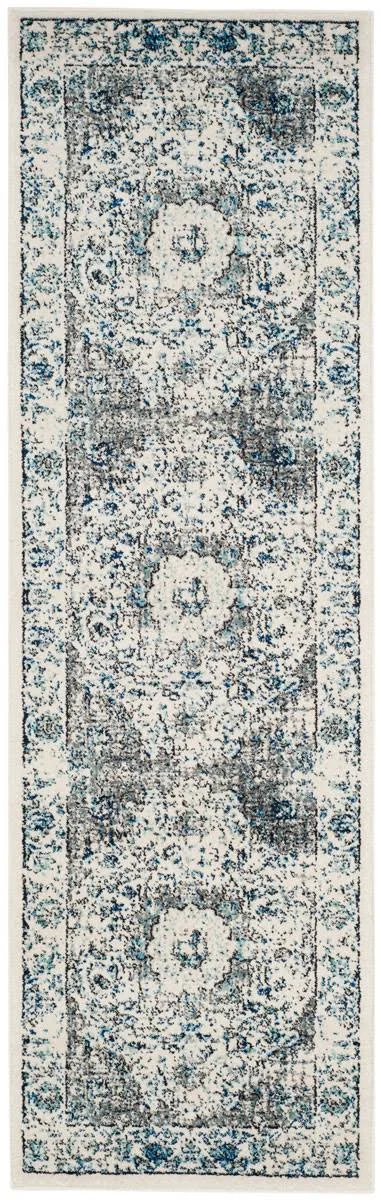Safavieh Evoke EVK220D 2&2x22 x 9&0x22 Runner Grey - Ivory Area Rug
