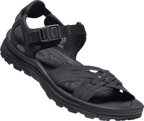 Keen Women's Terradora II Open Toe Sandal - 6 - Black, African Violet