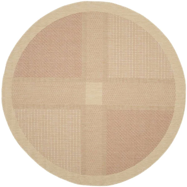 Safavieh Courtyard Area Rug CY1928 Natural - Terra, 6& 7x22 x 6& 7x22 Round