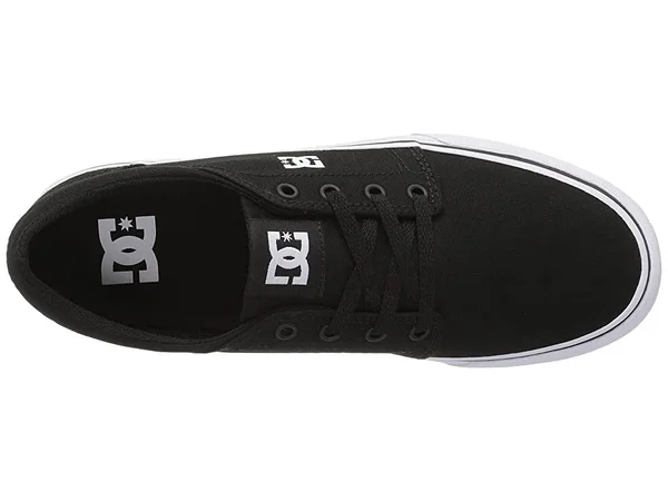 DC Shoes Boys Trase TX - Size: 4.5, Black/White