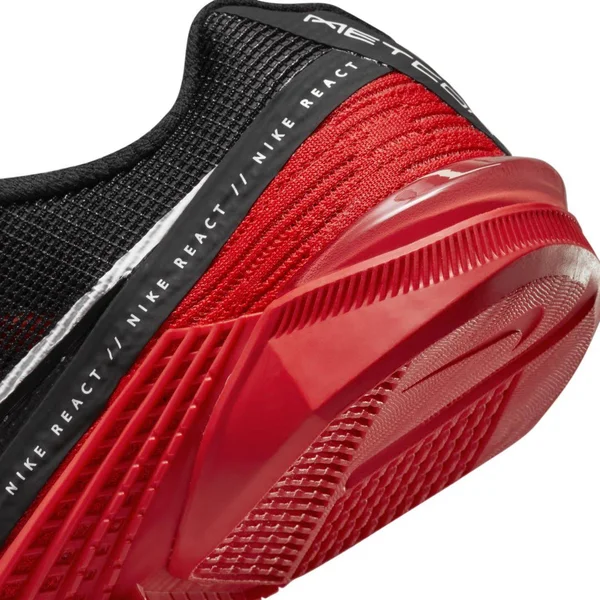 Nike React Metcon Turbo - Mens Training Shoes - Black/White/Chili Red, Size 11.5