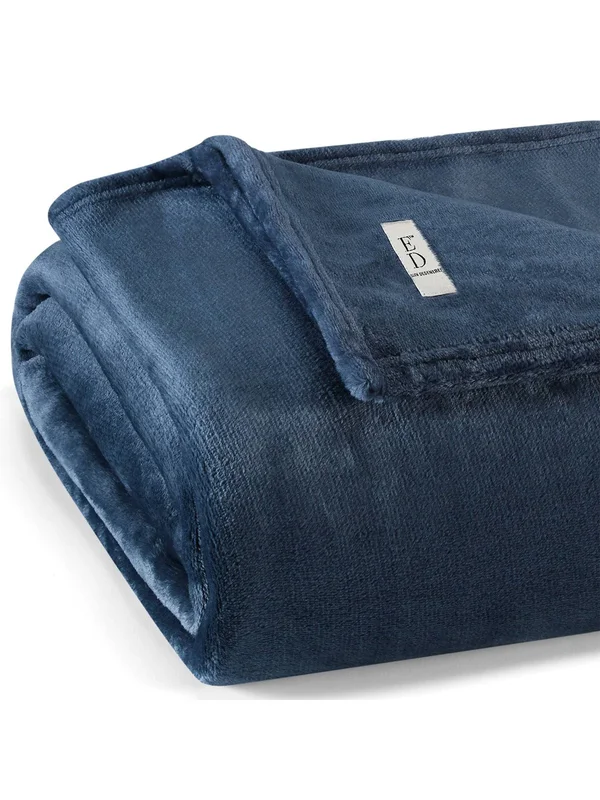 Ed Ellen DeGeneres Ultra Soft Plush Solid Blanket, King, Grey