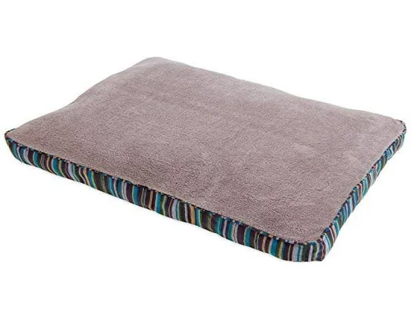 Petmate Microban Pet Bed Deluxe Pillow Bed with Microban - Gusseted Blue/Gold