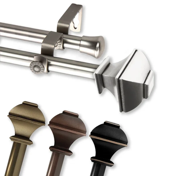 Rod Desyne Marion 13/16 inch Double Curtain Rod