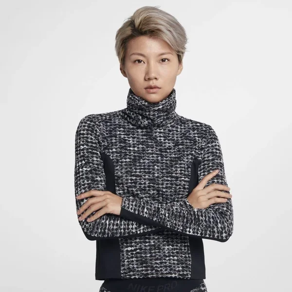 Nike Pro Hyperwarm Women's Long Sleeve Top Size M (Black)