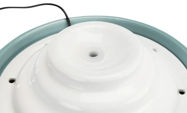 Trixie Drinking Fountain Vital Falls in Ceramic 1.5 LT (Petrol - White)