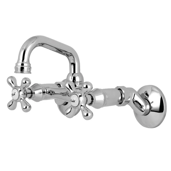 Two-Handle Wall Mount Bar Faucet Polished Chrome FU1587868