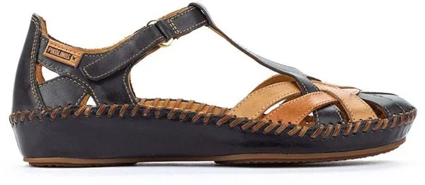 Pikolinos Puerto Vallarta 655-0732C5 Navy Blue Womens Leather Sandals